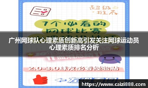 广州网球队心理素质创新高引发关注网球运动员心理素质排名分析