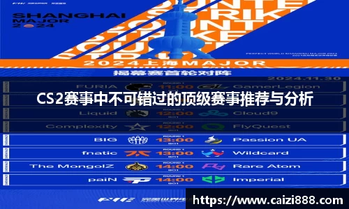 CS2赛事中不可错过的顶级赛事推荐与分析